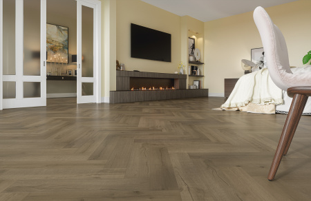 Кварцевый ламинат Fargo Паркет Английская ёлка Дуб Марракеш 33-81996-10 4/0.5мм