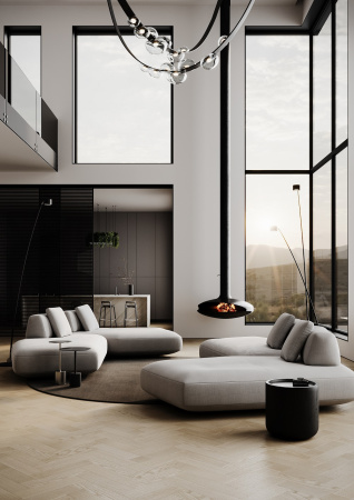 Кварцевый паркет Quartz Parquet Штучный паркет Дуб Маскарпоне 44-1258-06 5/ 0,6 мм